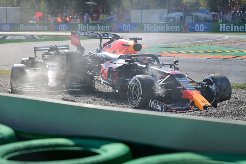 Hamilton Verstappen collision After drama-filled Italian Grand Prix Hamilton felt fortunate to be alive CNN