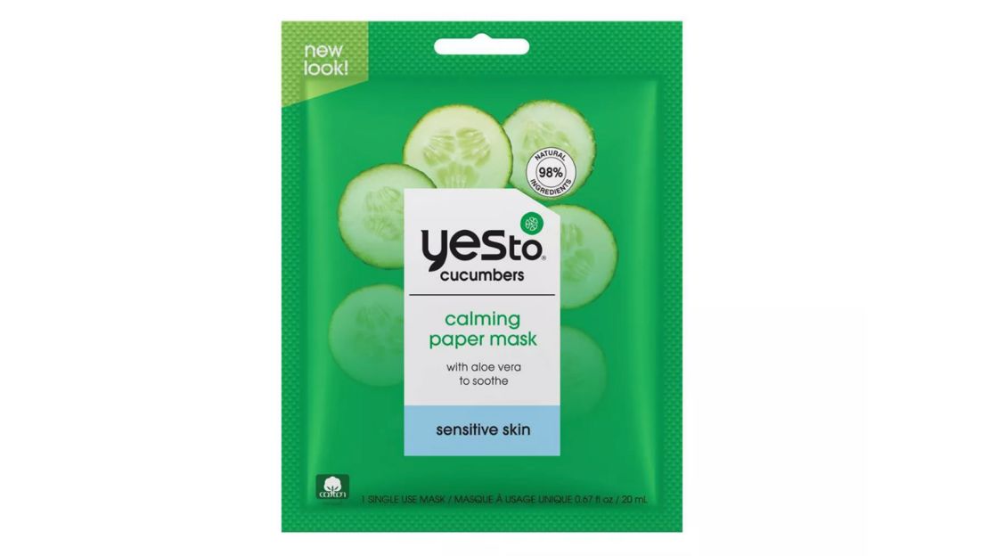 Yes To Cucumbers Calming Paper Face Mask