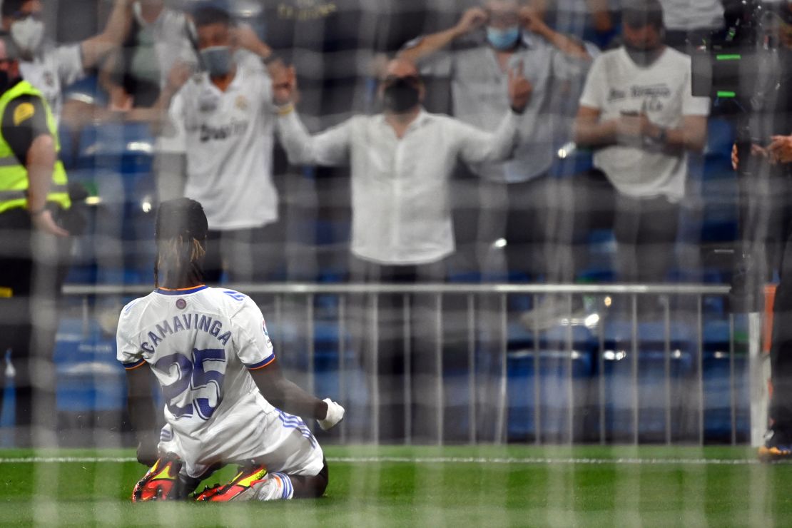 Camavinga marked the start of his Real Madrid career with a goal. 