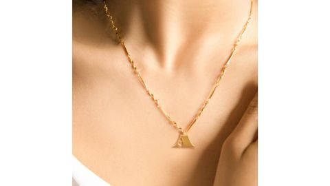 Fortune & Frame Letter Necklace