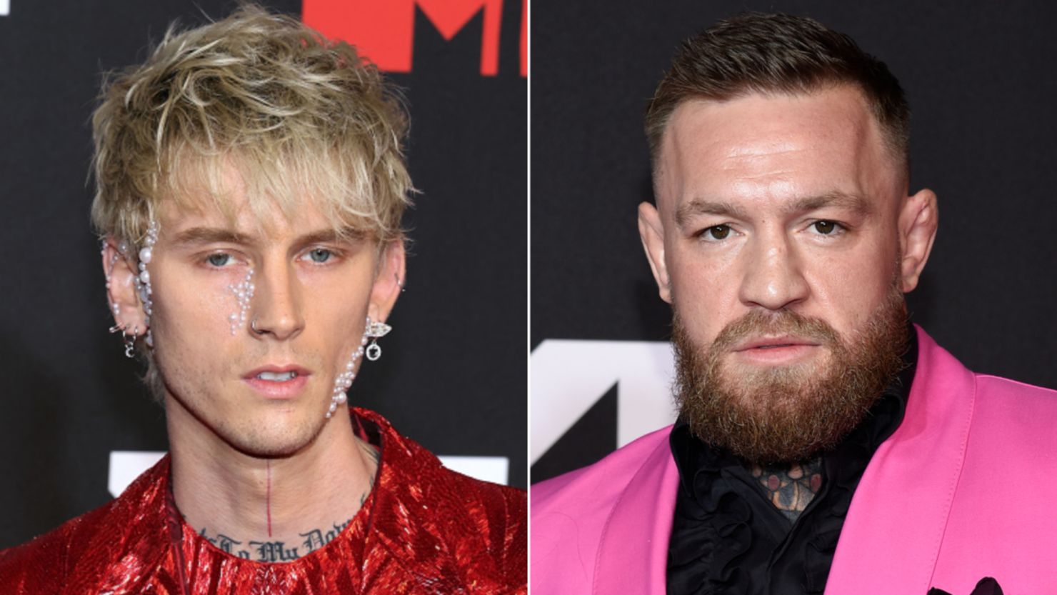 Machine Gun Kelly and Conor McGregor were both at the VMAs on Sunday.