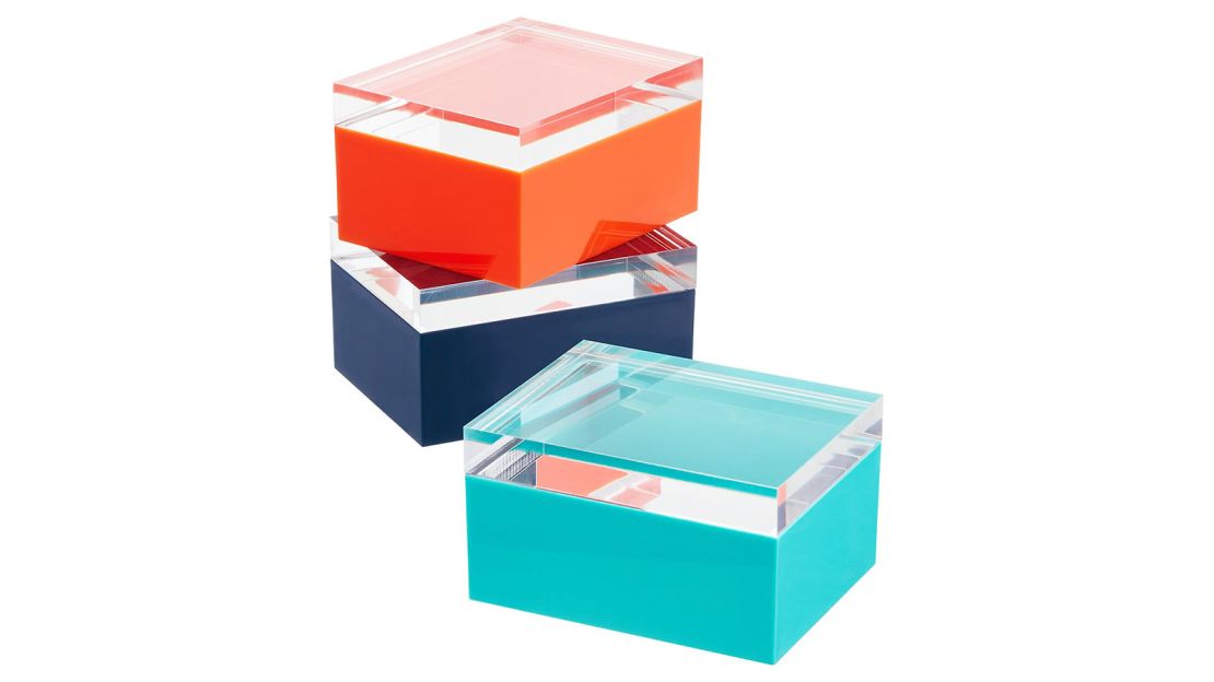 Acrylic Lid Boxes