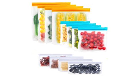 Mery 12-Pack Reusable Sandwich & Snack Bags