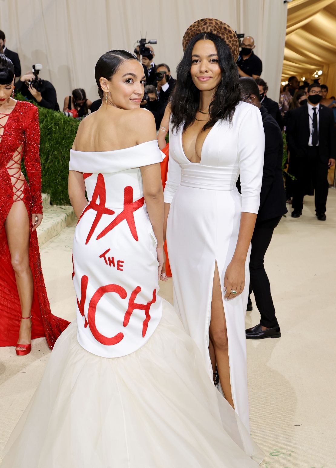 AOC caused a stir with her statement-making Met Gala gown | CNN