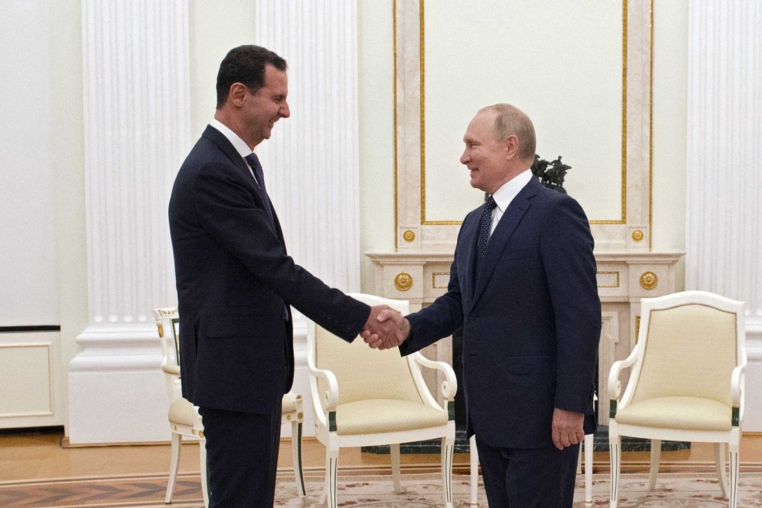 Putin also met Syrian President Bashar al-Assad in Moscow on Monday.