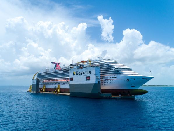 <strong>Carnival Vista:</strong> When the Carnival Vista cruise ship had a malfunction in Caribbean waters in 2019, the Boka Vanguard was called in to help. <br />