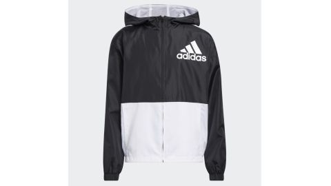 Colorblock Wind Jacket With Hood