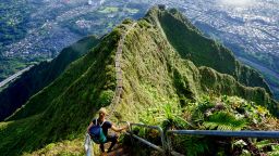 The Stairway to Heaven, Haiku Stairs, Oahu, Hawaii, The USA