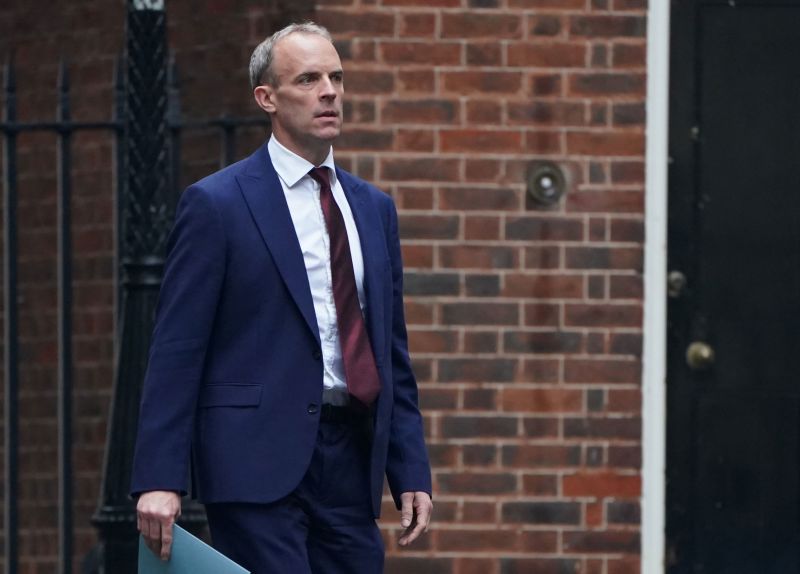 Dominic Raab removed as UK foreign secretary in Johnson cabinet