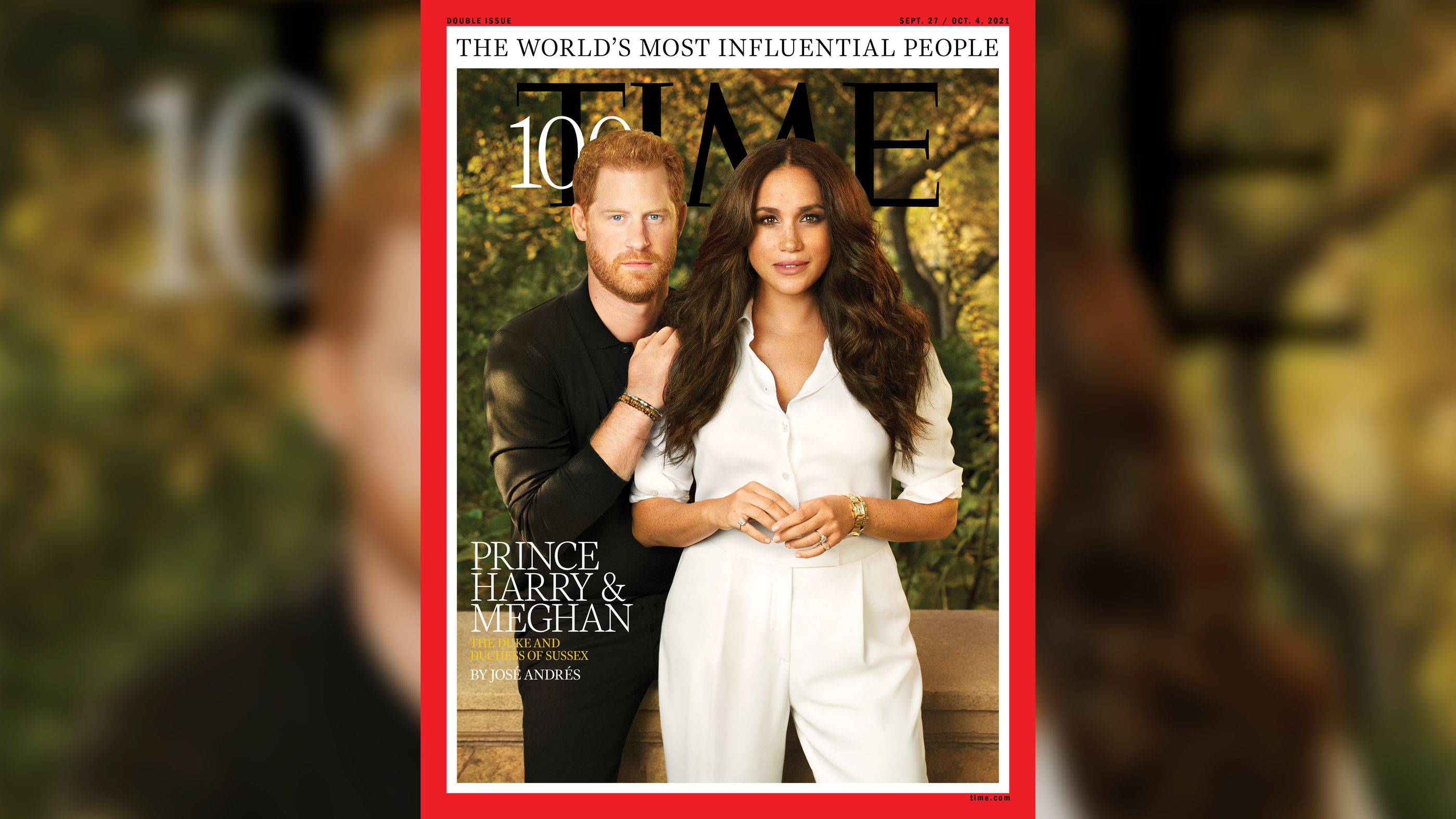 Meghan and Harry grace one of the multiple covers of Time showcasing the publication's annual list of the 100 most influential people.
