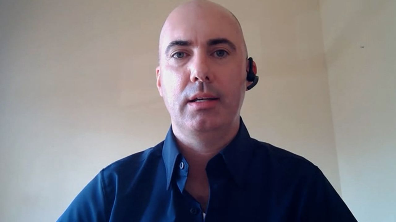 Matthew Braynard appears on CNN via a video call. 