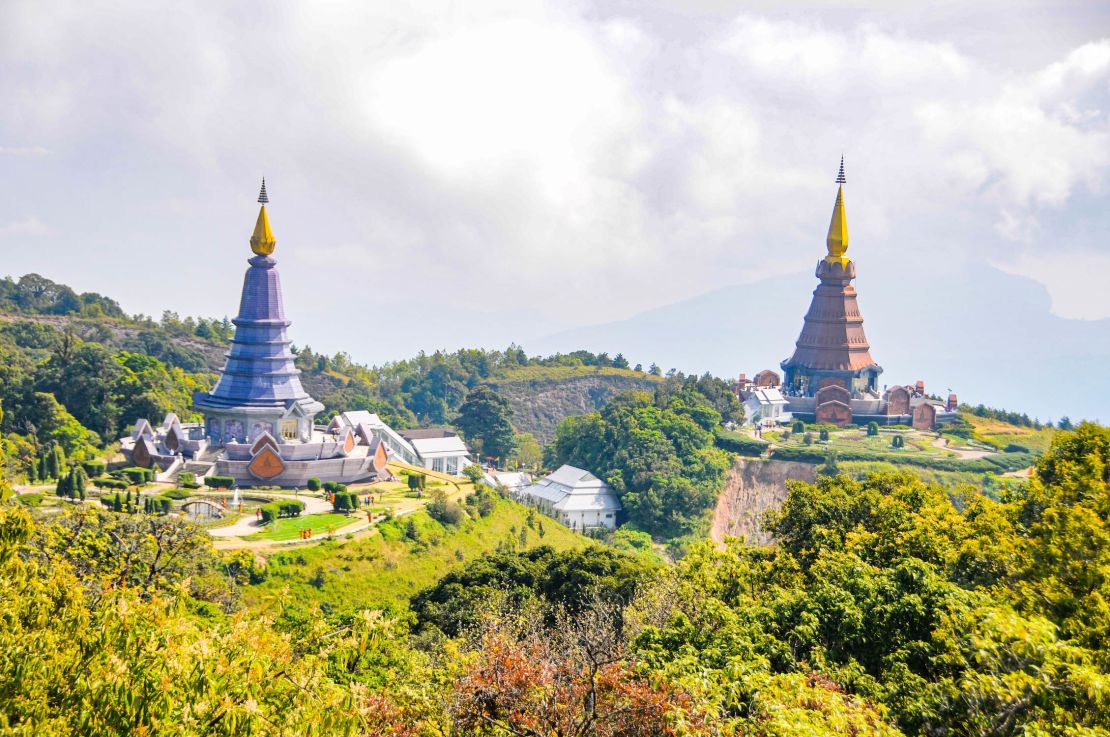 Chiang Mai's Doi Inthanon National Park is home to Thailand's highest mountain. 