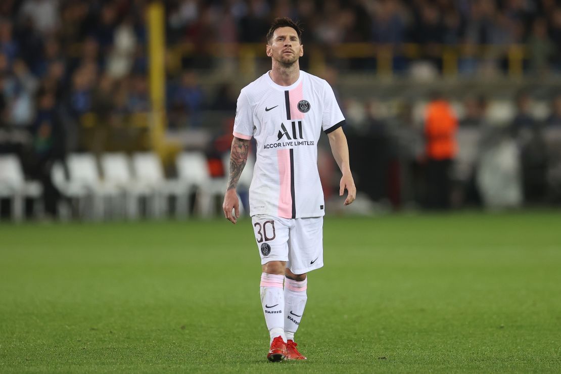Lionel Messi was kept quiet on his Champions League debut for PSG.
