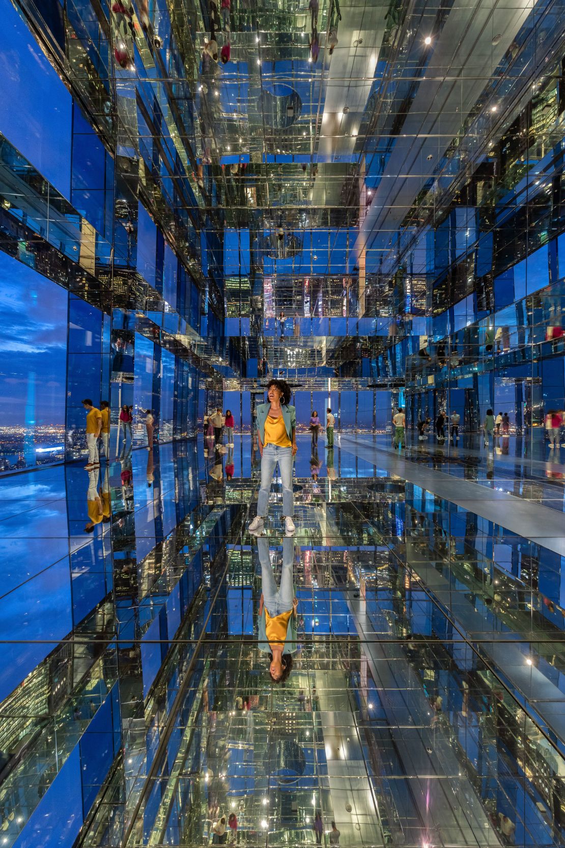The "world's most immersive observatory experience," features an art installation with a mirrored room.