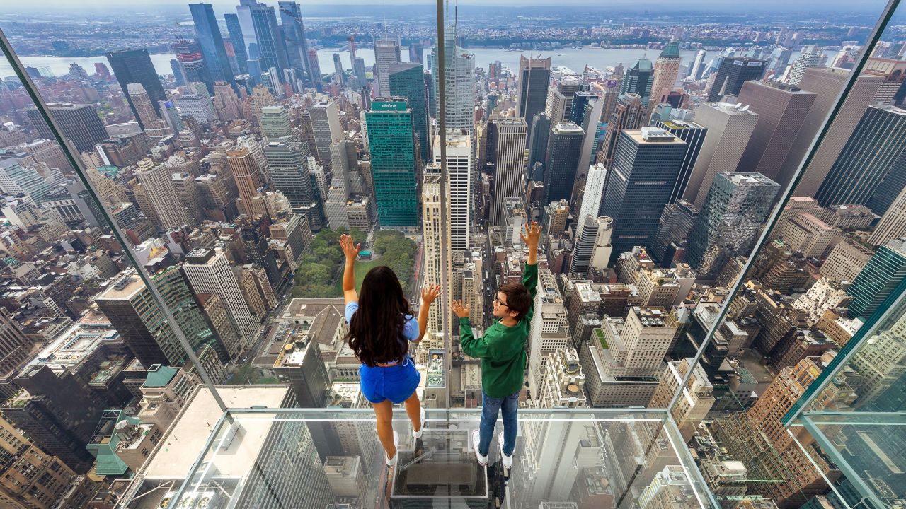 The attractions on offer include a glass elevator ride that travels 1,200 feet up the outside of the building.