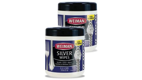 Weiman Jewelry Polish Cleaner and Tarnish Remover Wipes