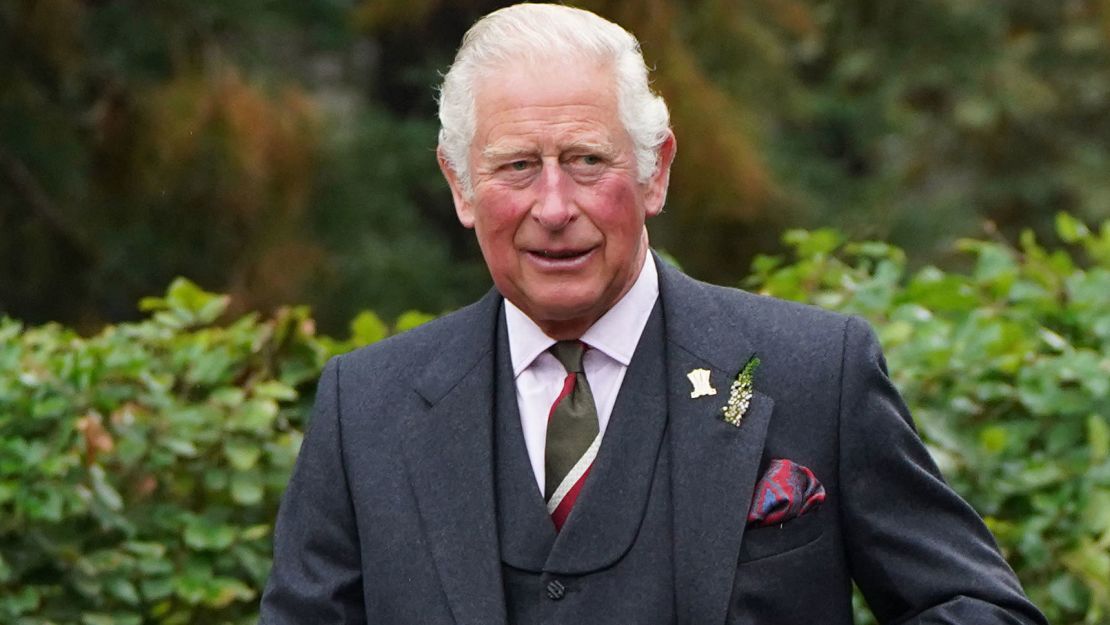Prince Charles on a visit to Dumfries House in Cunnock, Scotland last week.