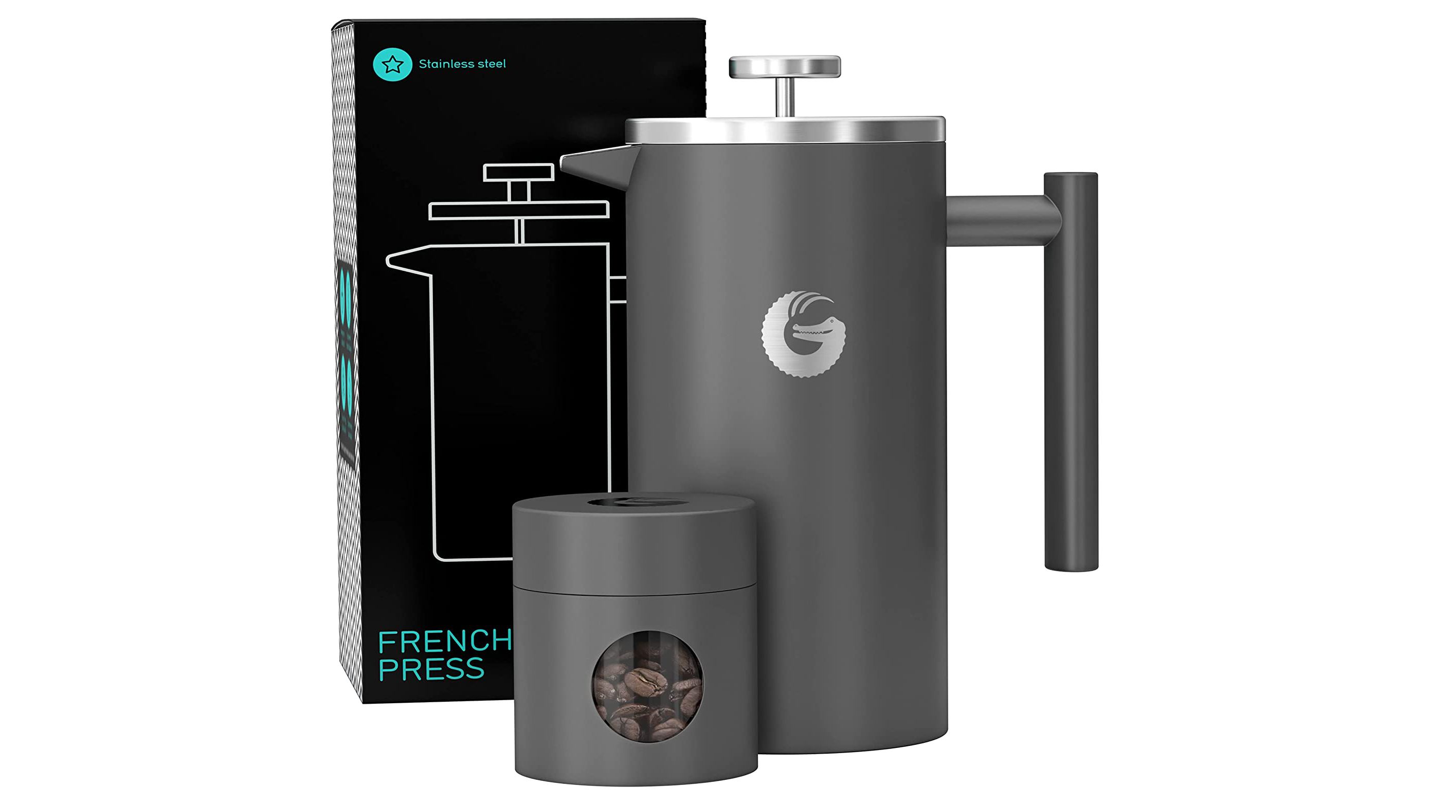 French Press - Coffee Gator, Hate it when your coffee gets cold? Our French  Press is made of beautifully encased surgical-grade stainless steel keeping  it hotter for longer. Make