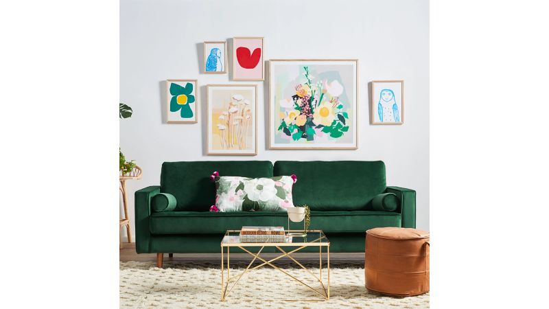 Green deals couch wayfair