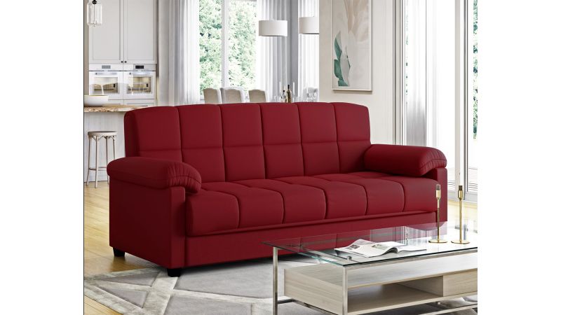 Wayfair red leather chair hot sale