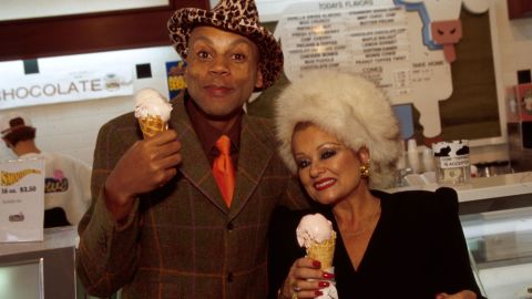Televangelist Tammy Faye Messner (right, pictured with RuPaul) became an unlikely gay icon later in life. 
