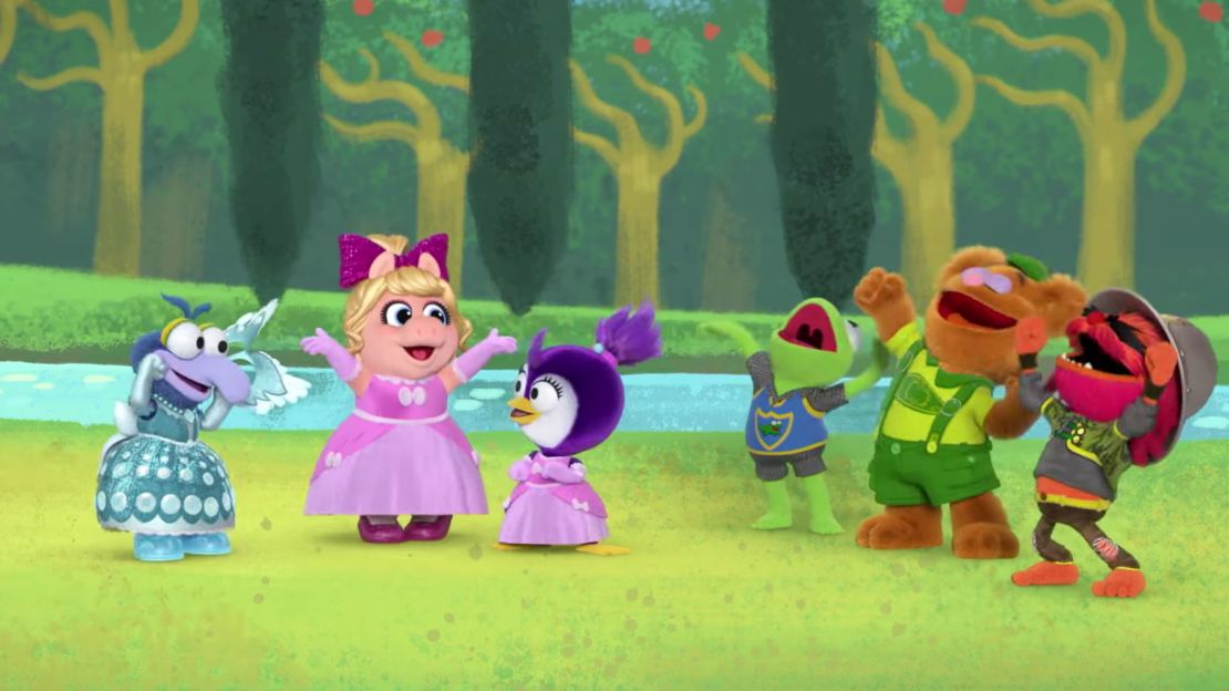 Gonzo's longtime friends accept them when they reveal that they were dressed as a princess at the Muppet Babies' ball.