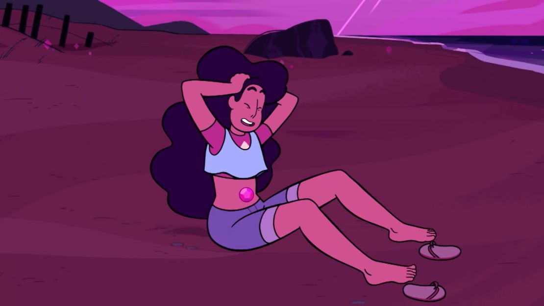 "Stevonnie," a fusion of the "Steven Universe" characters Steven and Connie, is one of several gender-diverse, LGBTQ or nonbinary characters on the children's series.