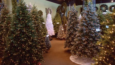 National Tree Company said its artifical Christmas Tree inventory for the upcoming holiday season is 10% below last year's level because of supply chain problems.