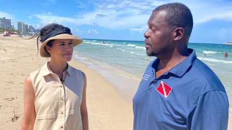 Fredricka Whitfield and Kramer Wimberly of "Diving With a Purpose"