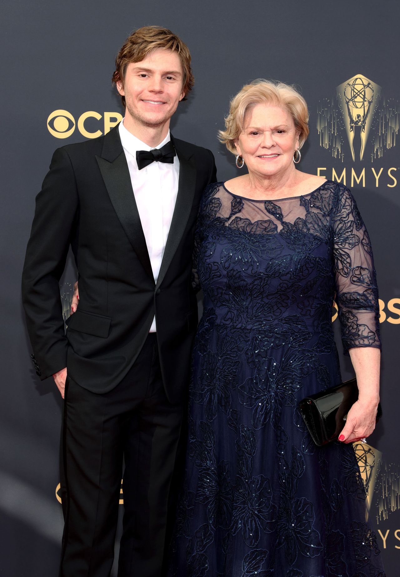 Evan Peters and Julie Peters