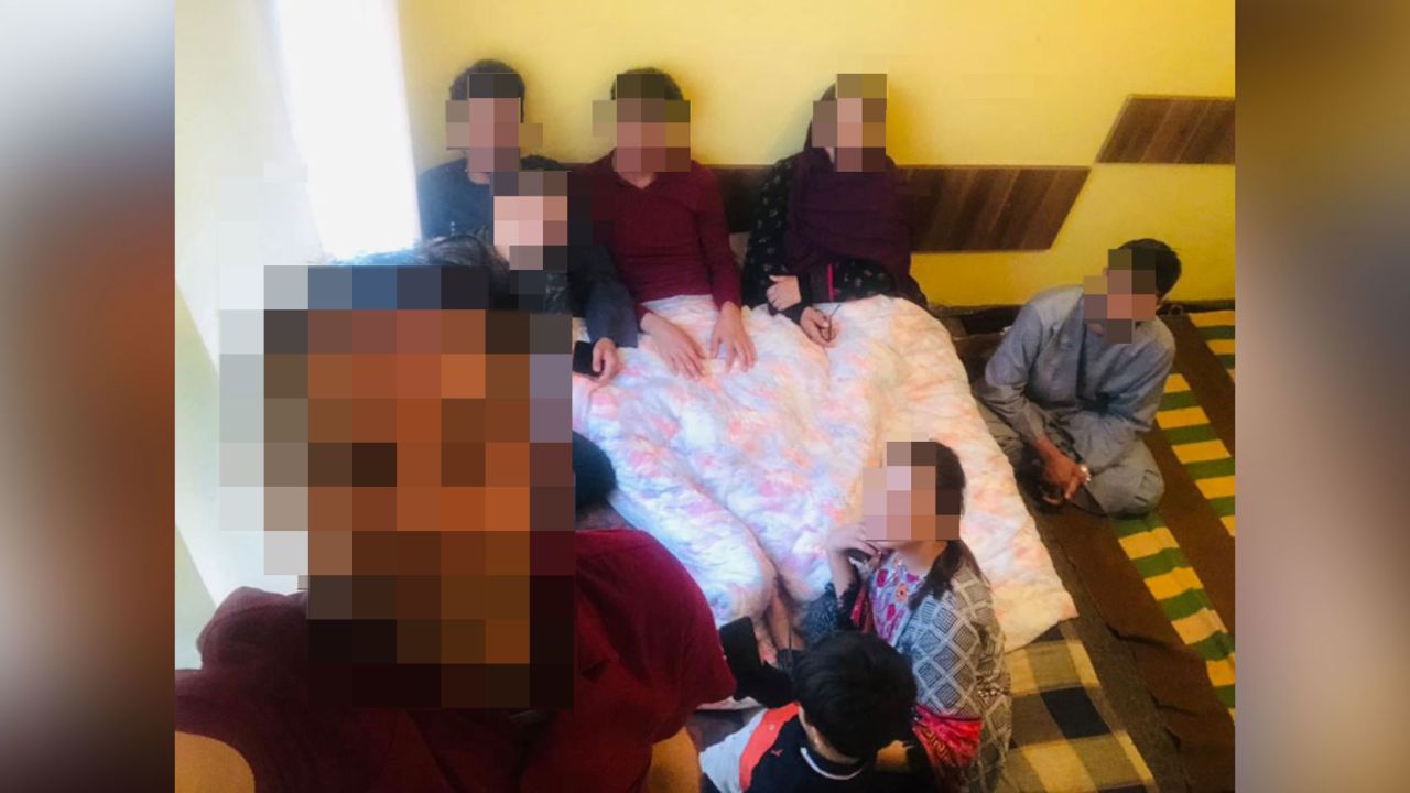 Unnamed high court judge and some of her eight nephews and niece, who are now in Poland.