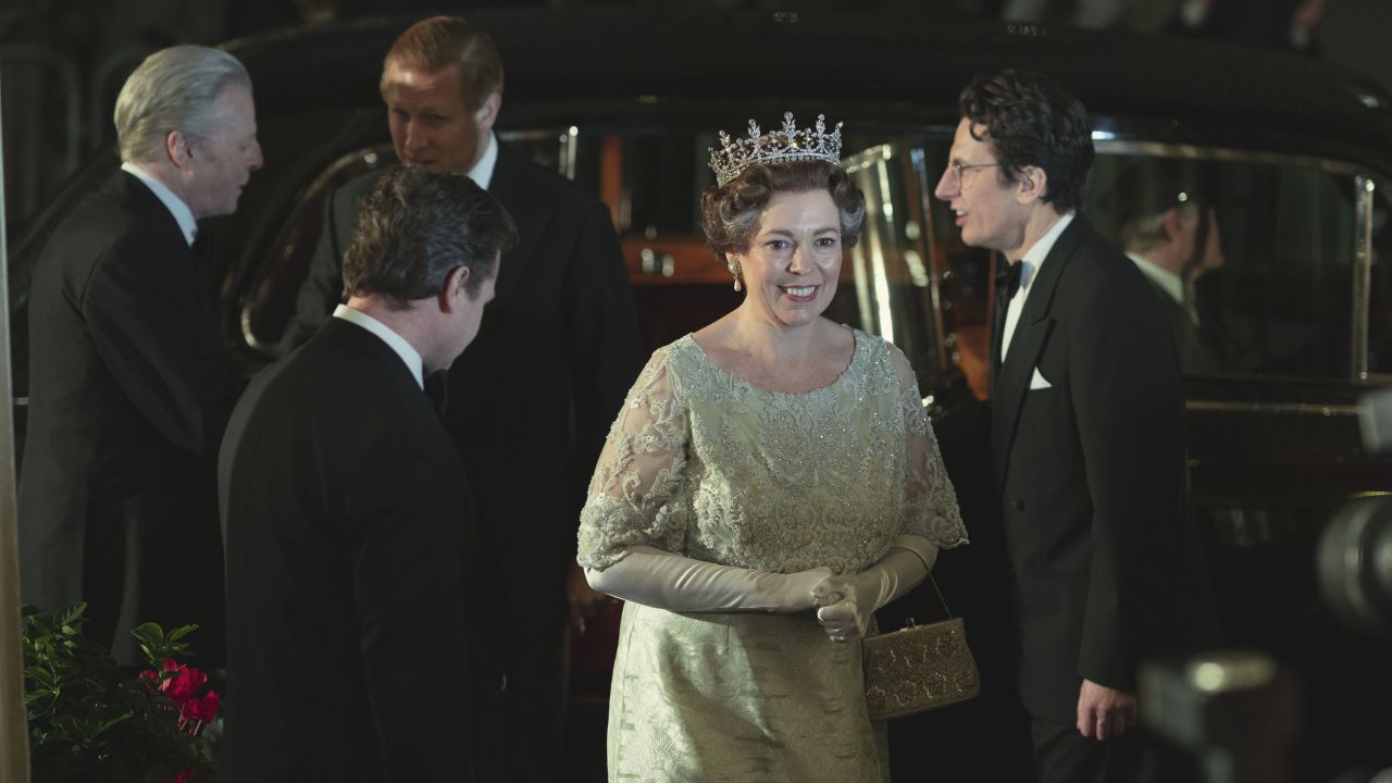 Olivia Colman as Queen Elizabeth in "The Crown." 