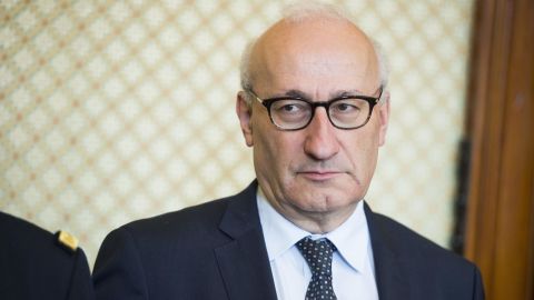 Then-Presidential diplomatic advisor Philippe Etienne at Admiralty House in Sydney, May 2018, before he was made Ambassador to the US.