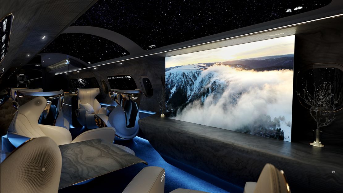 The Maverick Project replaces traditional porthole cabin windows with virtual screens.