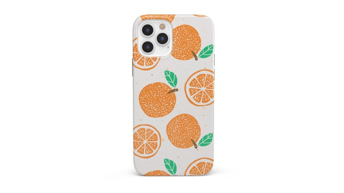 Orange Stamped Case