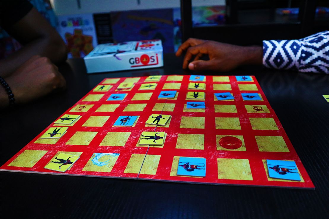 "Gbosi," debuting in 2018, is a tile placement war game.