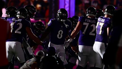 The Baltimore Ravens celebrated the late actor Michael K. Williams by blasting his iconic character's whistle ahead of Sunday's game. 
