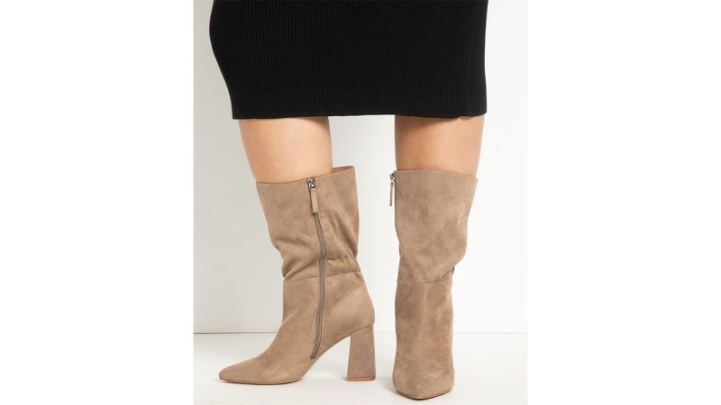 long suede boots wide calf