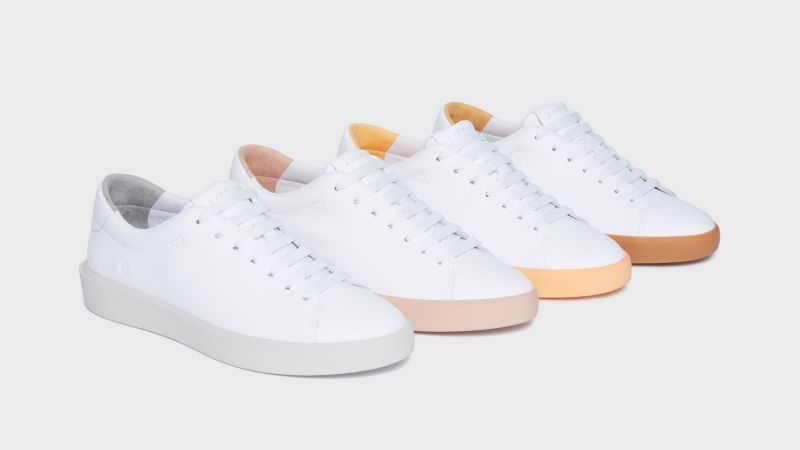 Leather store tennis sneakers