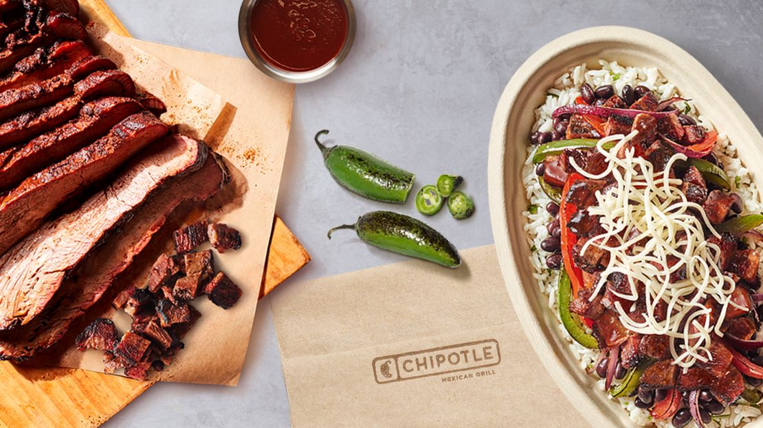 Brisket issoon disappearing from Chipotle's menu.
