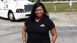 Sharae Moore's company, S.H.E. Trucking, trains and encourages women in the trucking industry.
