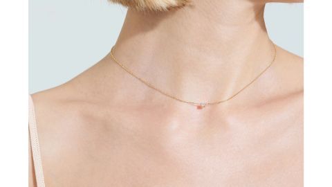 Aurate Medium Diamond Pendant Necklace
