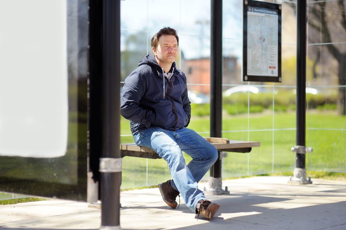 Turn disadvantage into advantage. Waiting on a bus? That's the perfect time to just sit and disengage for a bit.