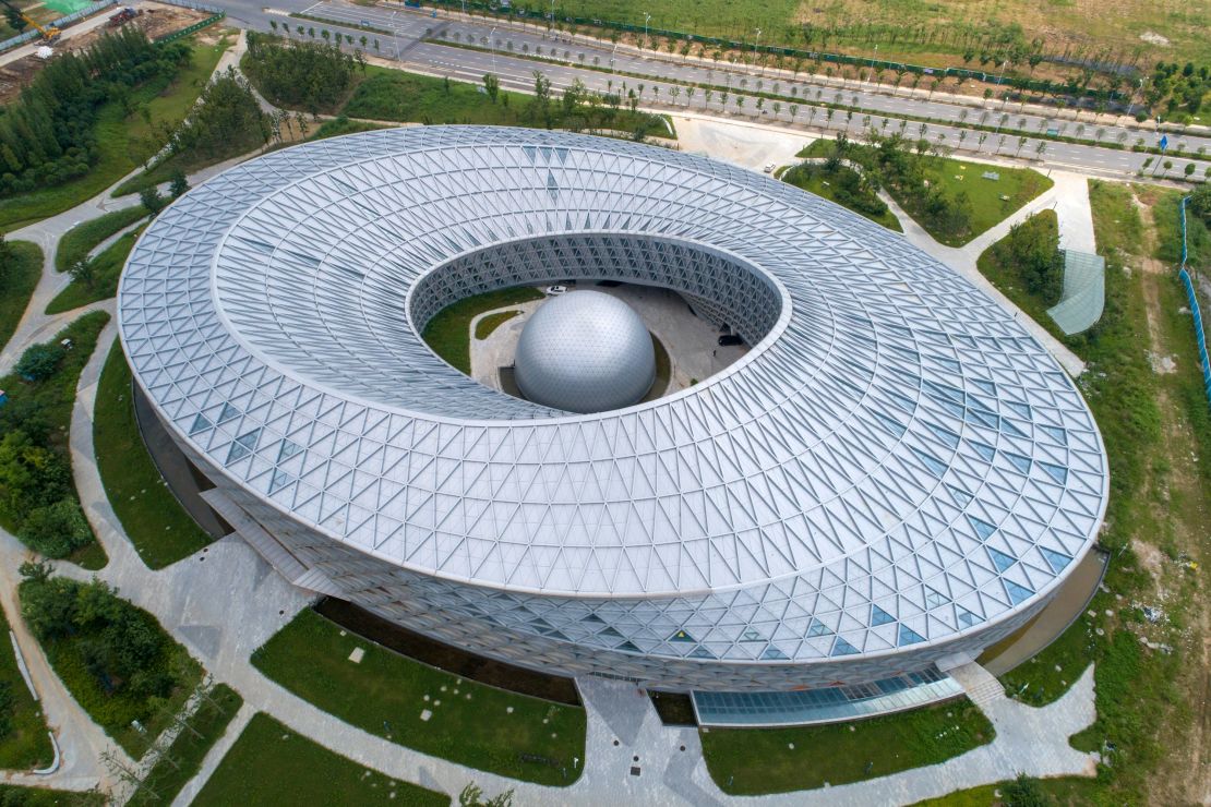 The Xiangyang Science and Technology Museum, one of several museums named in the annual Ugliest Building Survey.