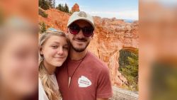 Pictures of Gabby Petito and her boyfriend/fiance Brian Laundrie before her disappearance