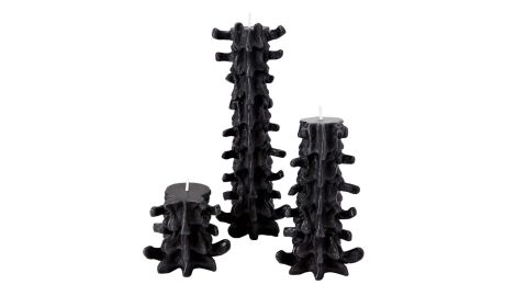 Gothic Spine Candle, 3 Pack