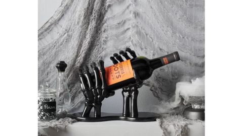 Hyde & EEK! Boutique Wine Bottle High Gloss Halloween Resin Holder