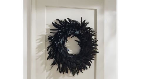 West Elm Spooky Feathers Wreath