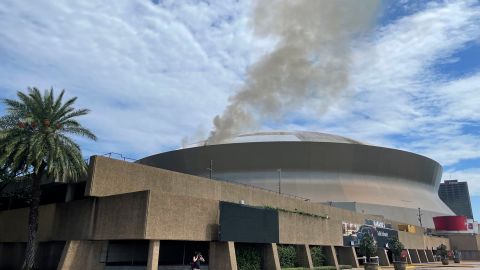The New Orleans Fire Department responded to a fire at the Superdome Tuesday afternoon. 
