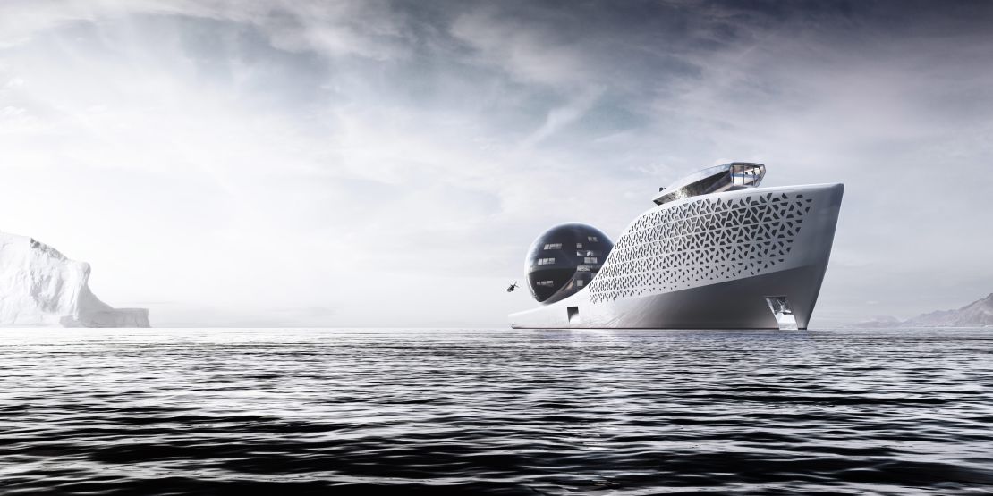 If built, the new vessel would dwarf even the world's largest superyacht.